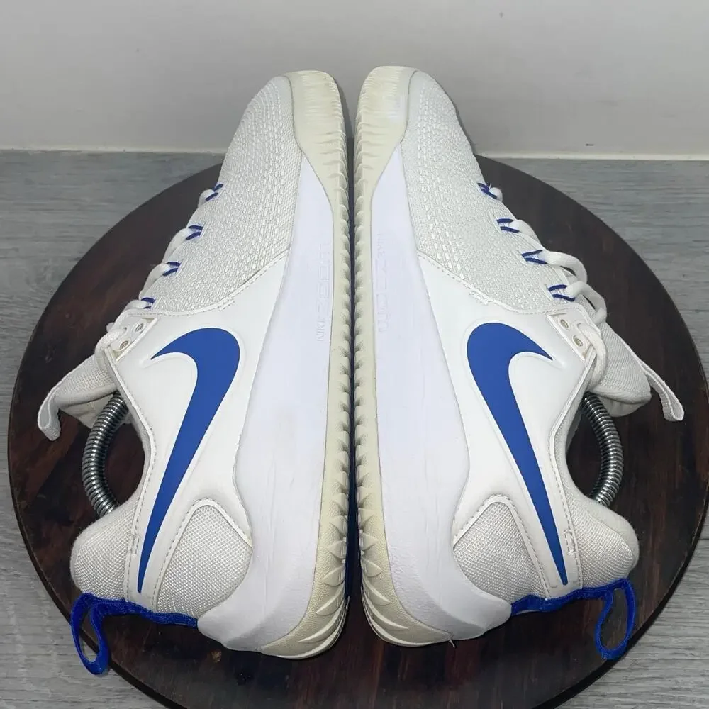 Nike Air Zoom Hyperace 2 Womens Size 11 White Running Volleyball Shoes Sneakers